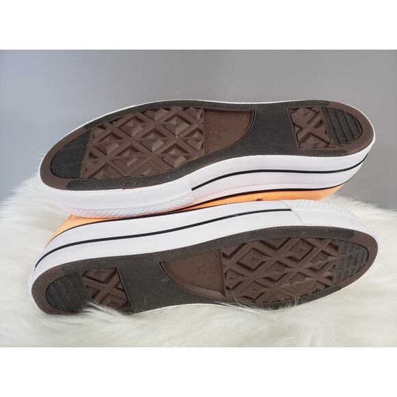 NEW Size 9.5 Converse Chuck Taylor All Star Sneakers Peach Beam A04392C Platform - Picture 5 of 6